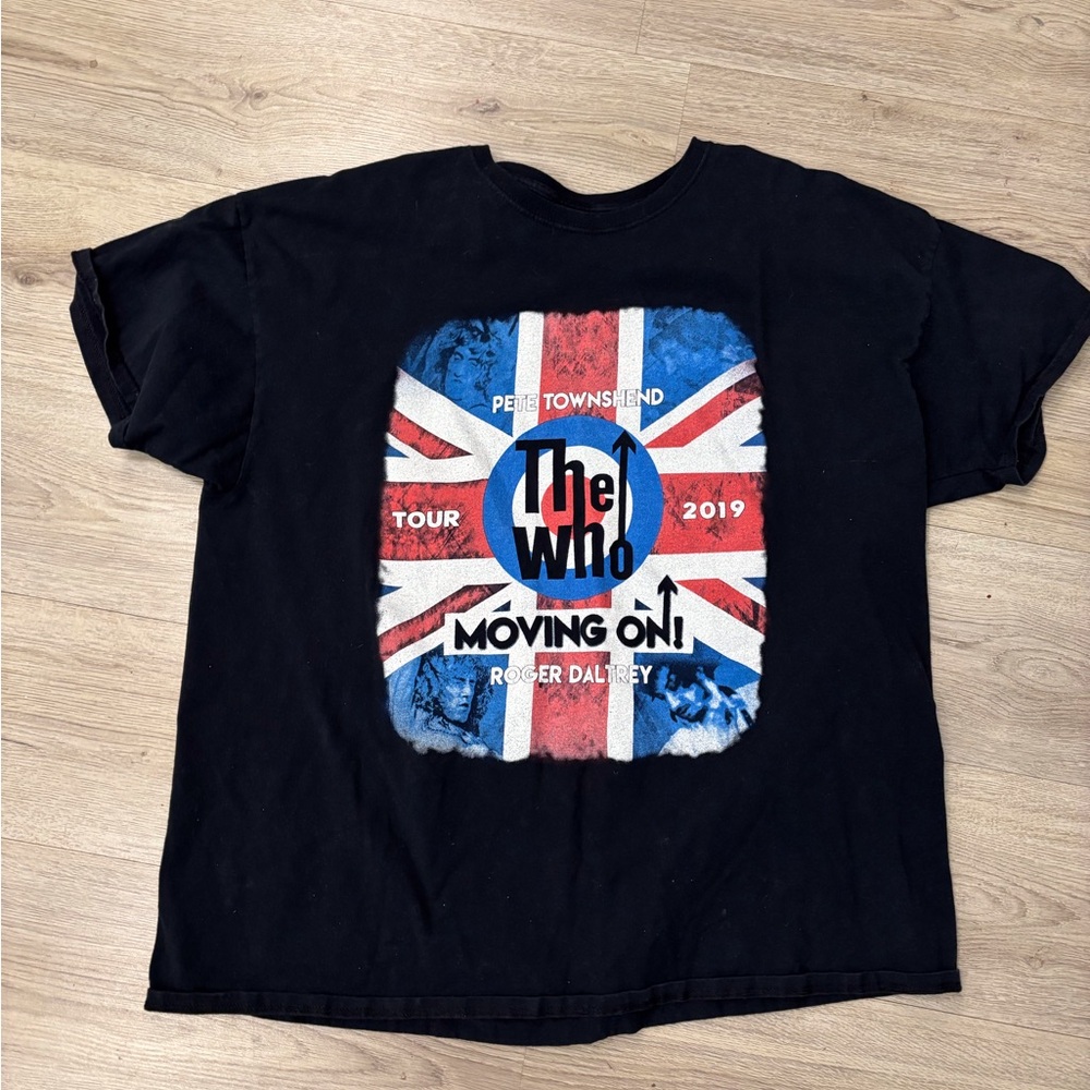 The WHO T Shirt Moving ON Tour SZ 2XL Mens, WMN 3 XL 2019 Pete Townsend, Daltrey